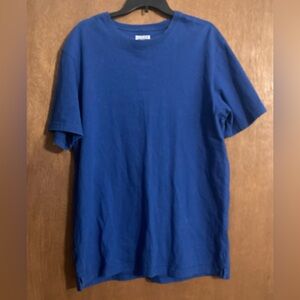 Duluth Trading Company Long Tail T Shirt‎ Blue L Ranch Work Western Thick